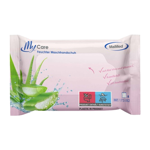MyCare Feuchter Waschhandschuh Produktfoto